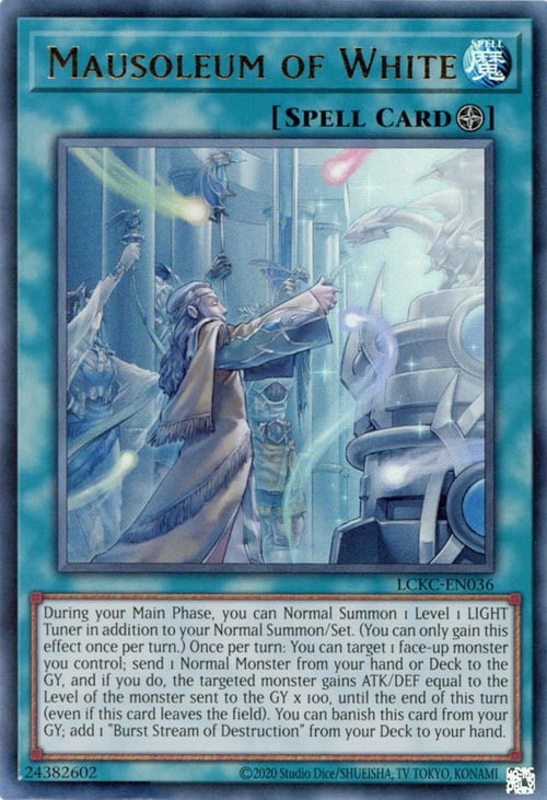 Mausoleum of White" Card Front