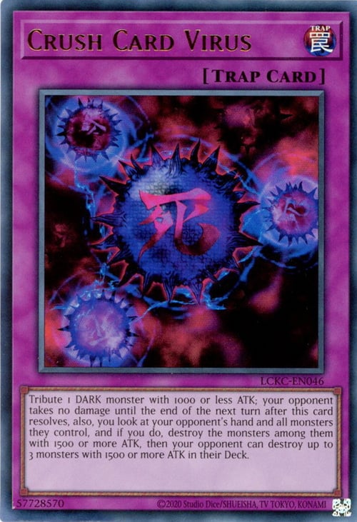 Virus Distruggi-Carte Card Front
