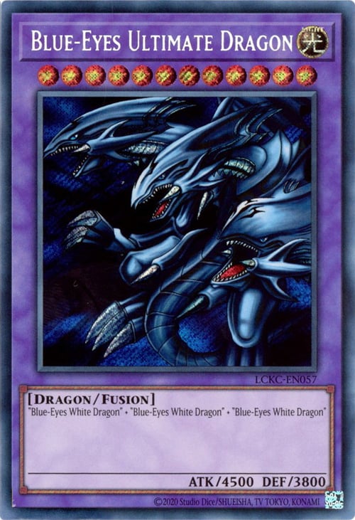 Drago Occhi Blu Finale Card Front