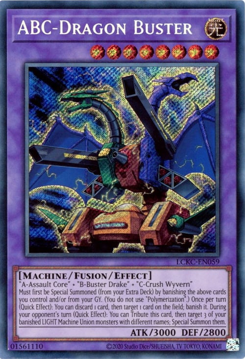 ABC-Dragon Buster Card Front