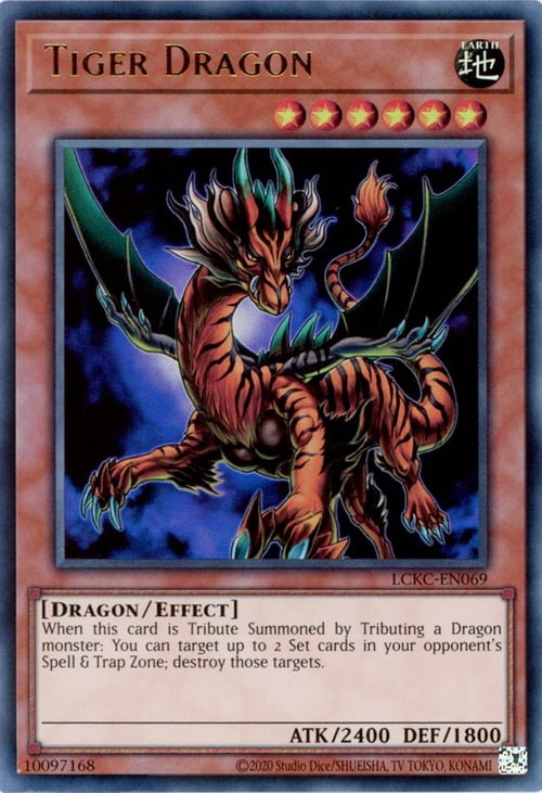 Drago Tigre Card Front