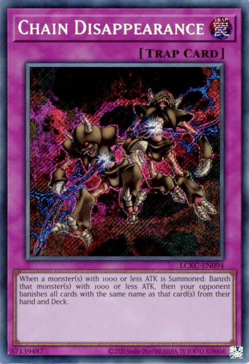 Sparizione a Catena Card Front