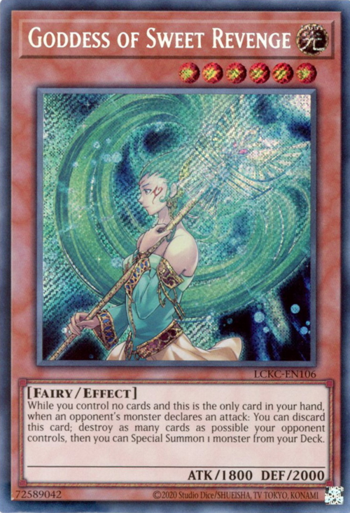 Goddess of Sweet Revenge Card Front