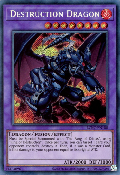 Destruction Dragon Card Front