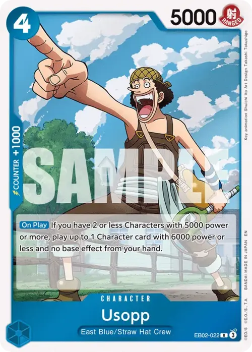 Usopp Card Front