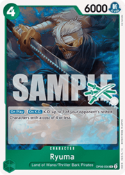 Ryuma · Zoro Deck Stamp OP06-036