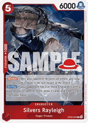 Silvers Rayleigh · Luffy Deck Stamp OP09-005