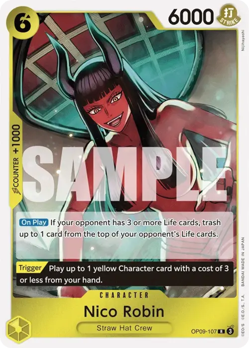 Nico Robin Card Front