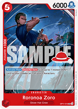 Roronoa Zoro Card Front