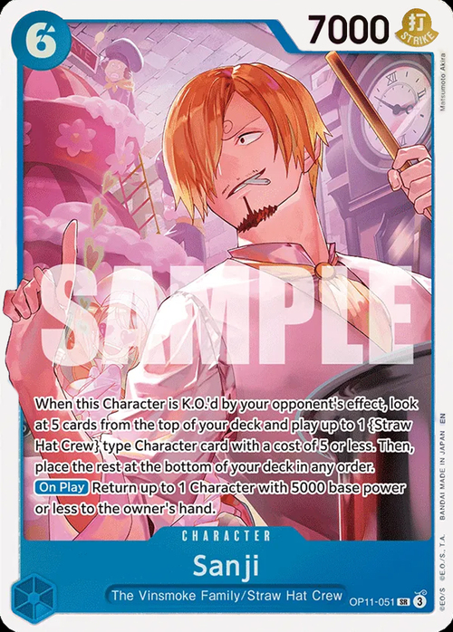 Sanji Card Front