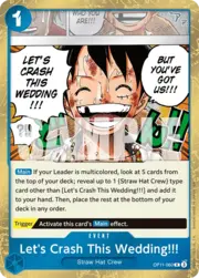 Let's Crash This Wedding!!! · Non-Foil OP11-060
