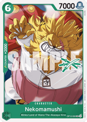 Nekomamushi · Zoro Deck Stamp OP12-032