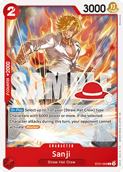 Sanji Card Front
