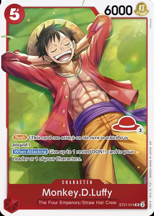Monkey.D.Luffy Card Front