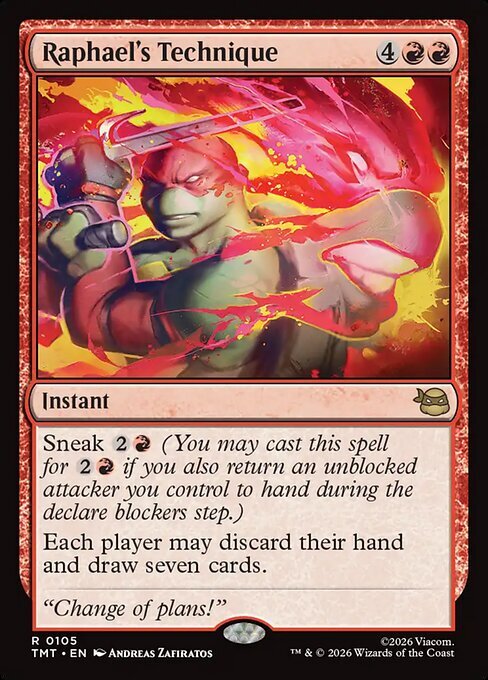 Raphael's Technique Card Front