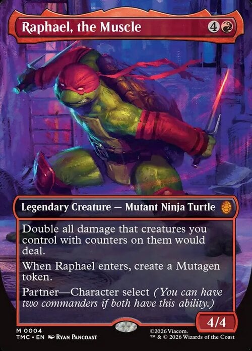 Raphael, the Muscle Card Front