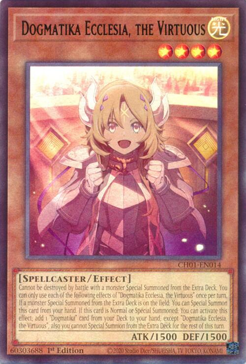 Dogmatika Ecclesia, the Virtuousシークレットレア Dogmatika Ecclesia, the Virtuous (Secret Rare) - 25th Anniversary