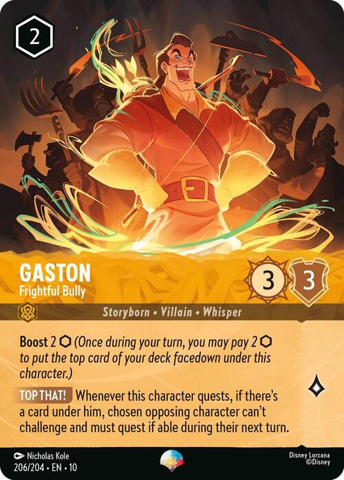 Gaston - Bullo Spaventoso Card Front