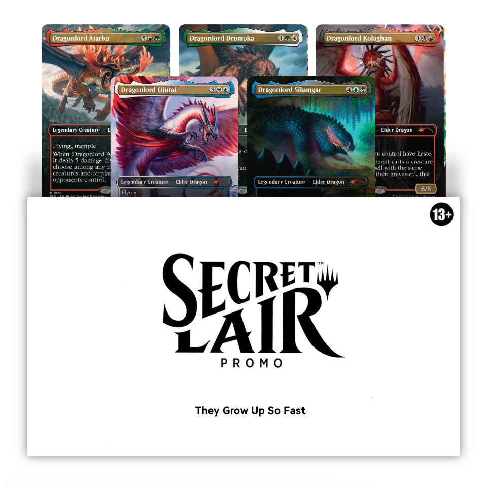 Secret Lair Drop Series: Our Boss Is on Vacation Superdrop: They Grow Up So Fast