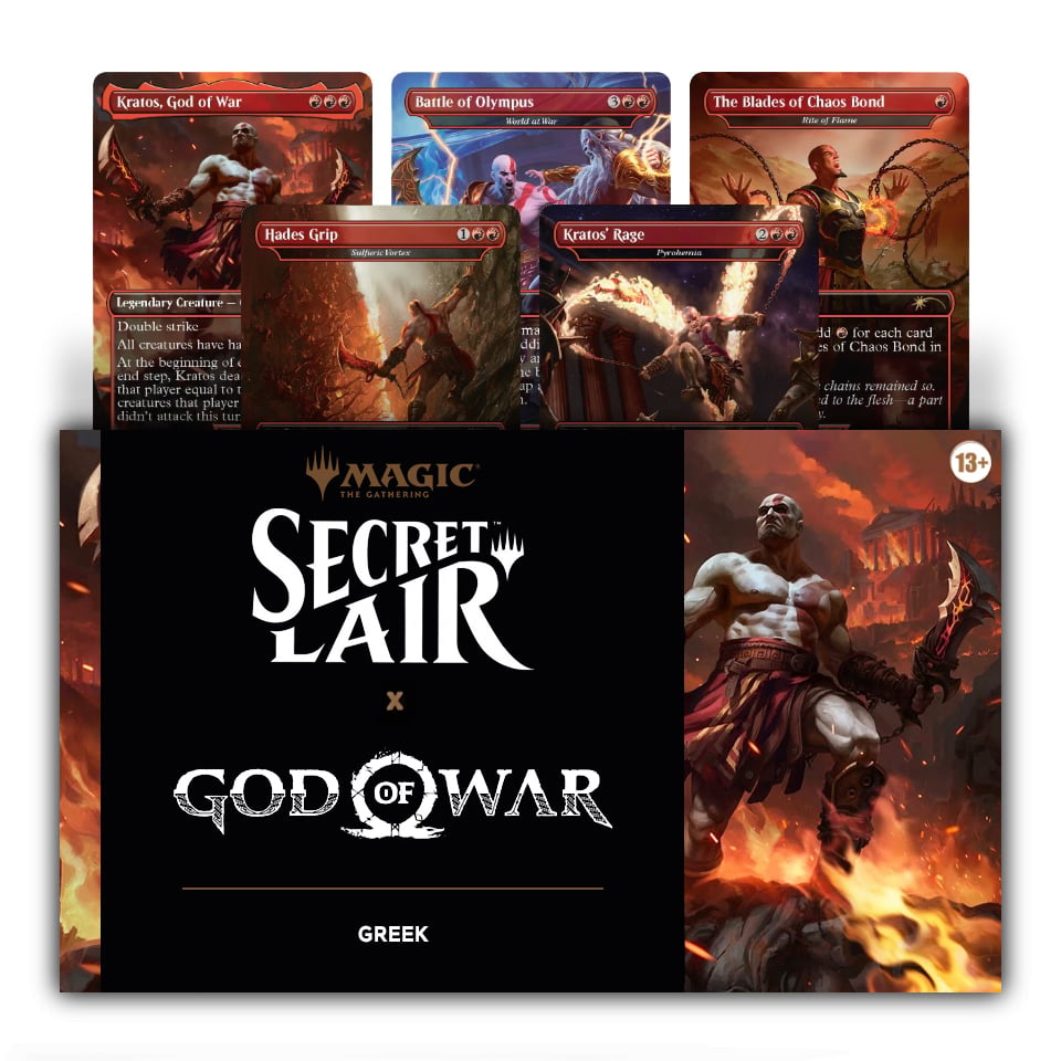 Secret Lair Drop Series: Secret Lair x PlayStation: Secret Lair x God of War: Greek