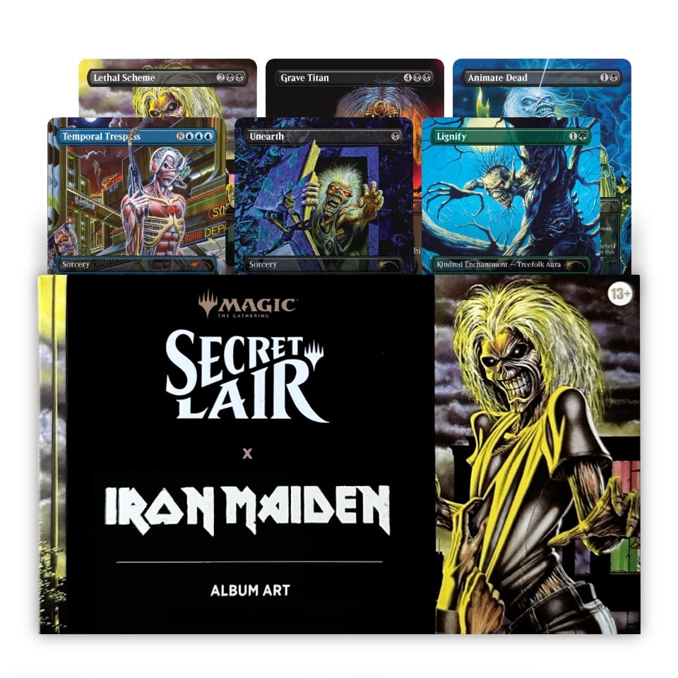 Secret Lair Drop Series: Secret Scare Superdrop: Secret Lair x Iron Maiden: Album Art