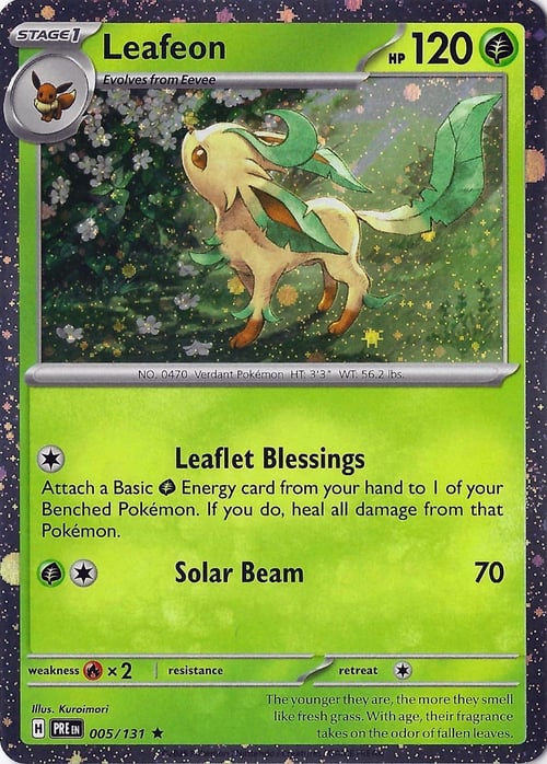 Leafeon Card Front
