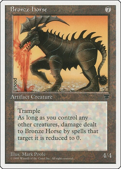 Bronze Horse Card Front