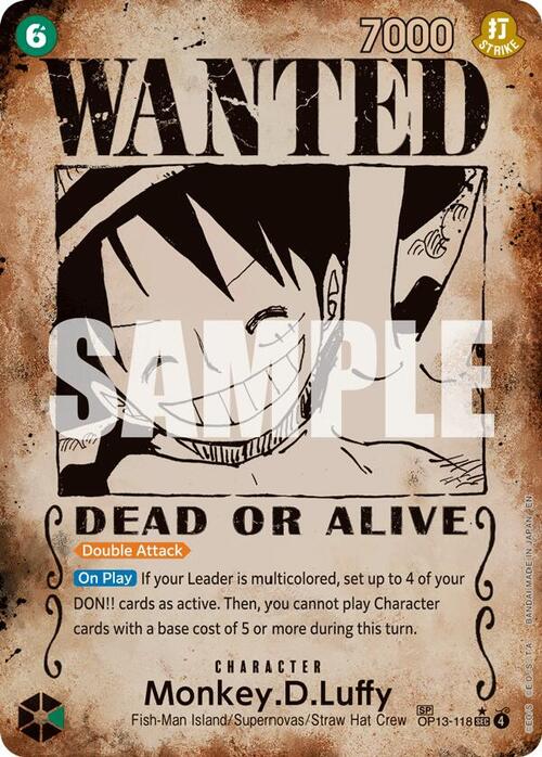 Monkey.D.Luffy Card Front