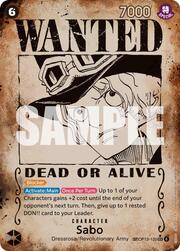 Sabo · WANTED | Alternate Art OP13-120w