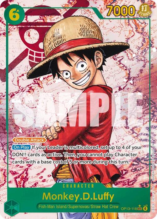 Monkey.D.Luffy Card Front