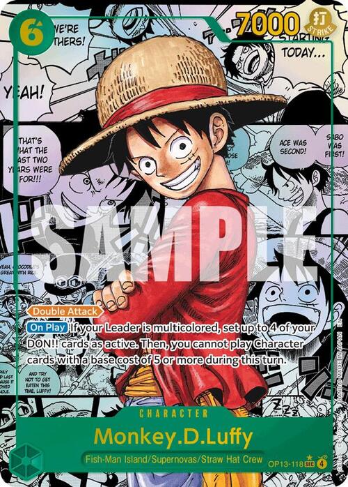 Monkey.D.Luffy Card Front