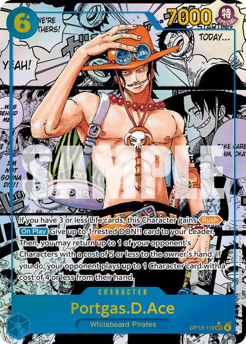 Portgas.D.Ace Card Front