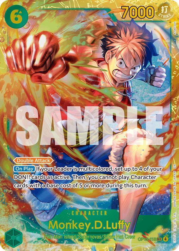 monkey d luffy rare card Monkey D Luffy OP11-058 OP13 Treasure Rare One Piece Card English Carrying On