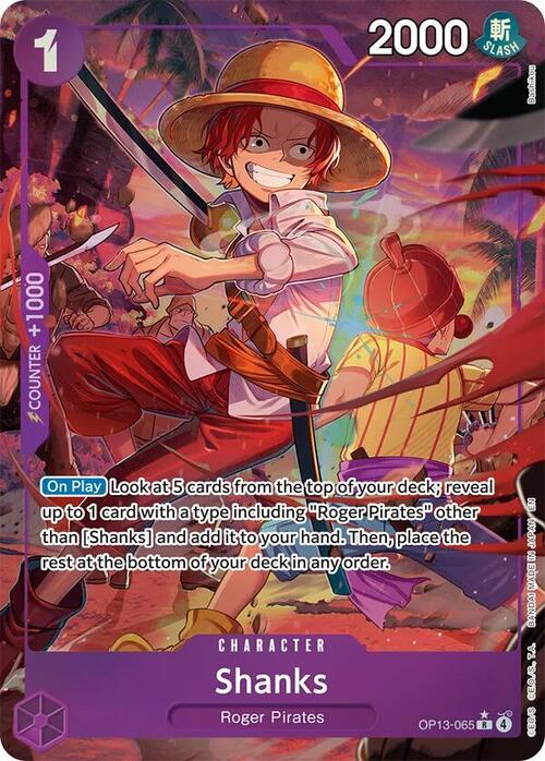 Shanks Card Front