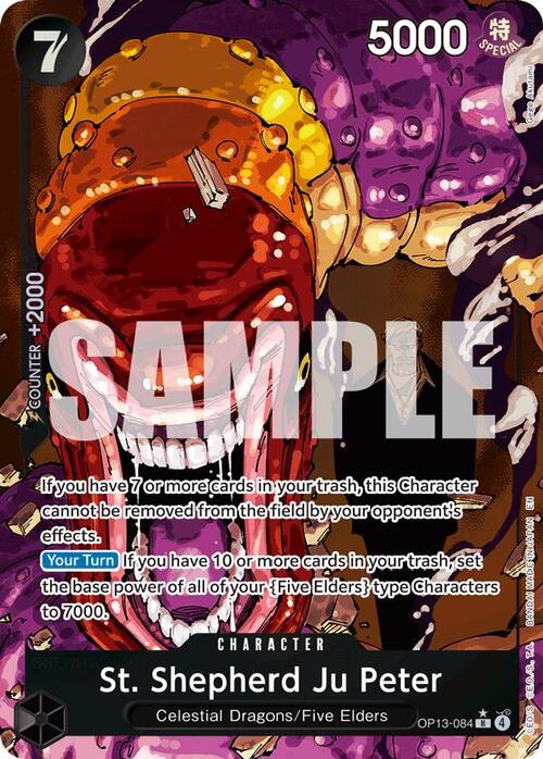 St. Shepherd Ju Peter Card Front