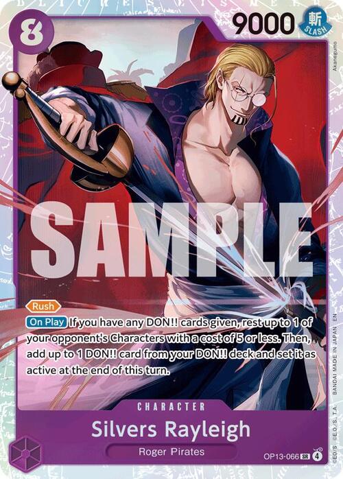 Silvers Rayleigh Card Front