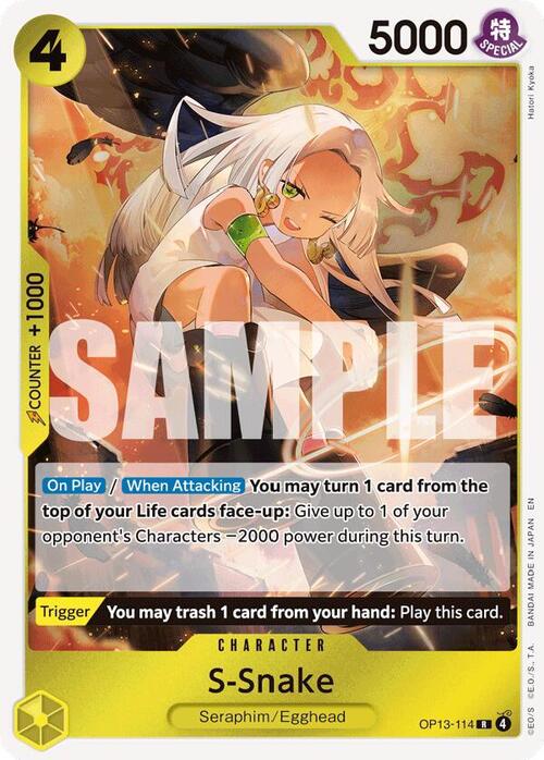 S-Snake Card Front