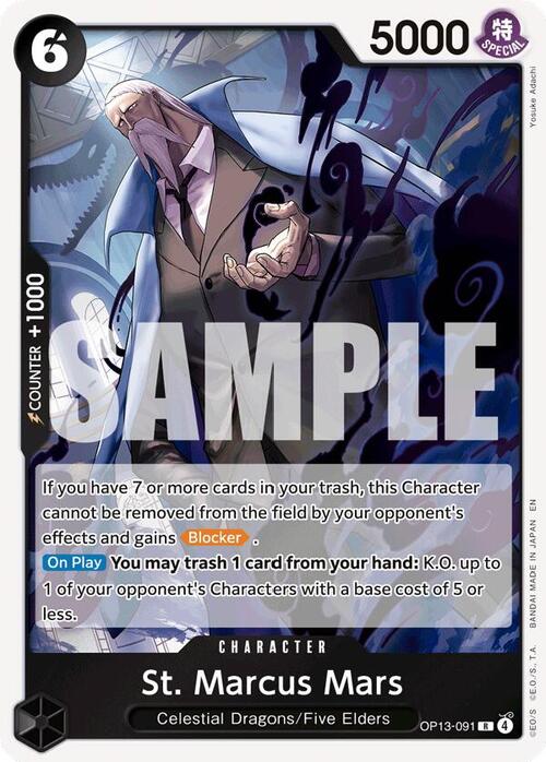 St. Marcus Mars Card Front