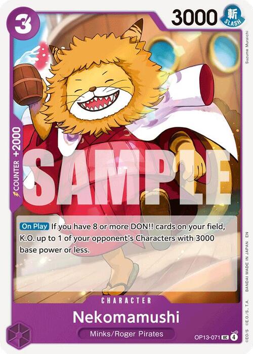 Nekomamushi Card Front