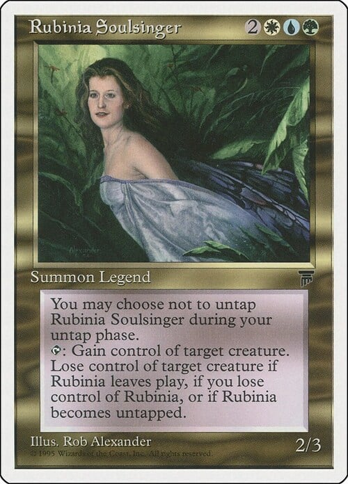 Rubinia Soulsinger Card Front