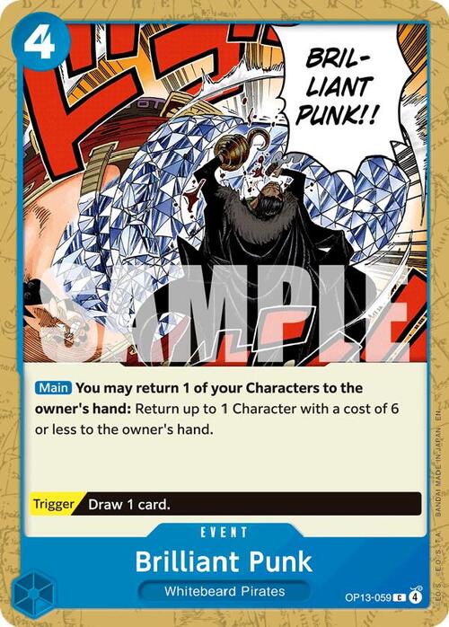 Brilliant Punk Card Front