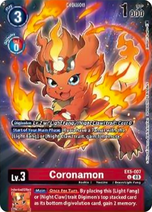 Coronamon Card Front