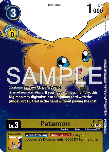 Patamon Card Front