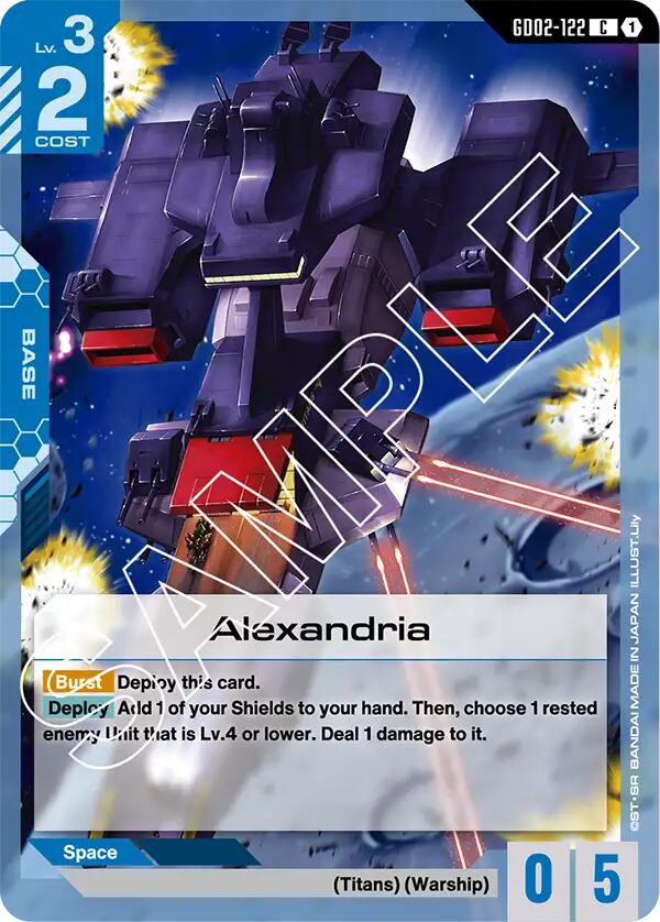 Alexandria GD-02: Dual Impact | Gundam | CardTrader