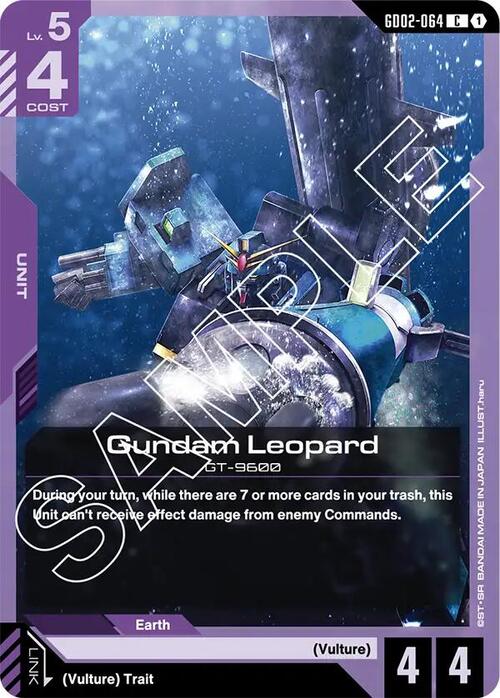 Gundam Leopard Card Front