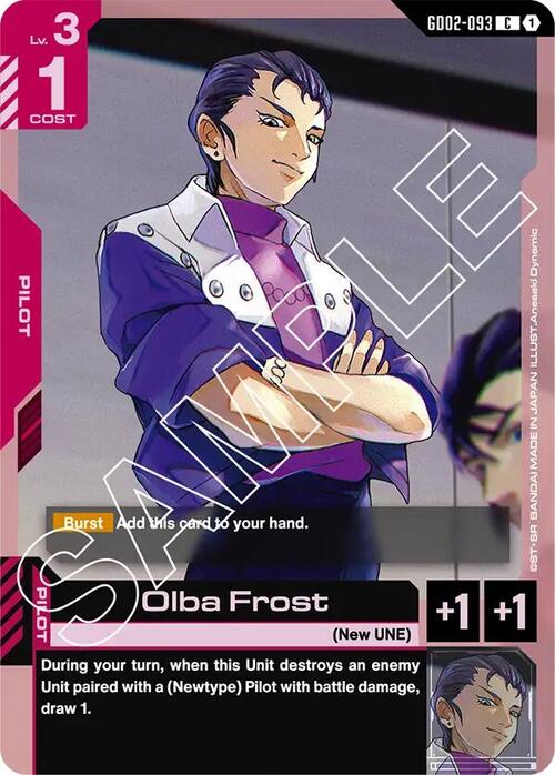 Olba Frost Card Front