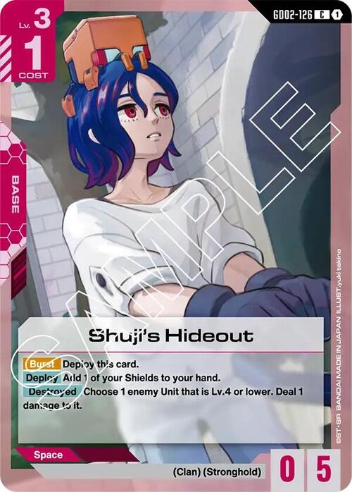 Shuji's Hideout Card Front