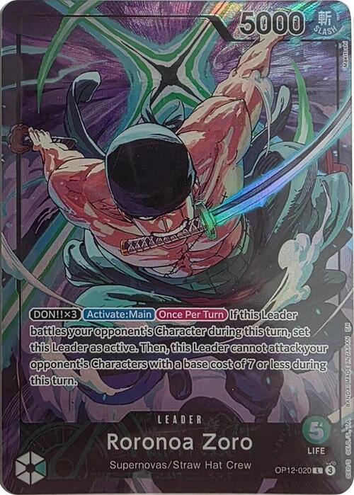 Roronoa Zoro Card Front