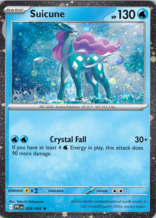 Suicune Card Front