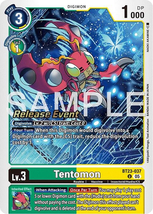 Tentomon Card Front